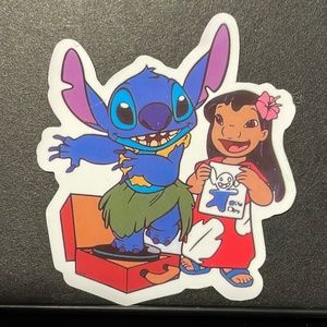 STITCH AND LILO STICKER